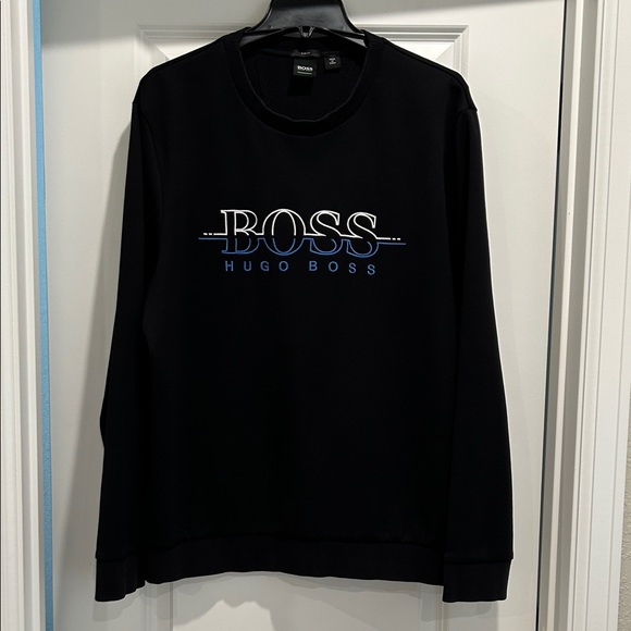 Hugo Boss Other - Boss Black Crewneck Sweater with Blue Logo